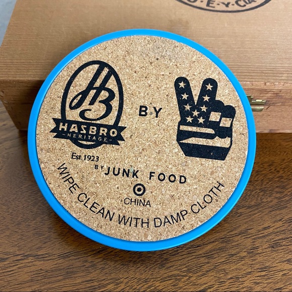 Hasbro Operation Broken Heart Ceramic Drink Coasters Junk Food Game Red - Picture 8 of 16